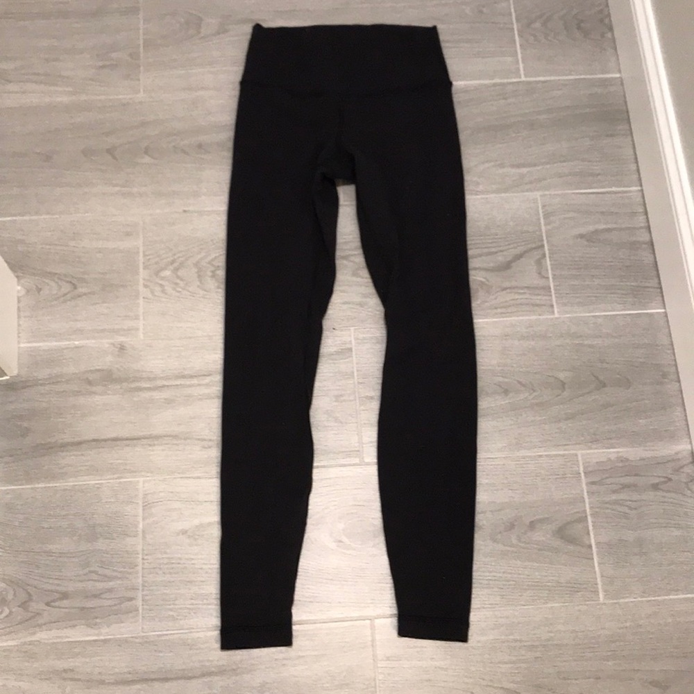 LuluLemon Wonder Under Black Leggings